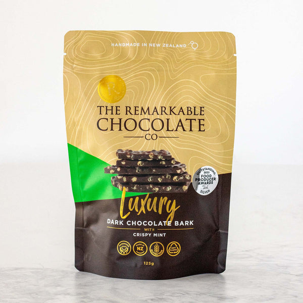 Crispy Mint | Luxury Bark – remarkablechocolate