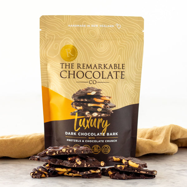 Luxury Bark – Pretzel & Chocolate Crunch – The Remarkable