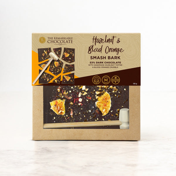 Hazelnut Toffee & Blood Orange | Smash Bark – The Remarkable
