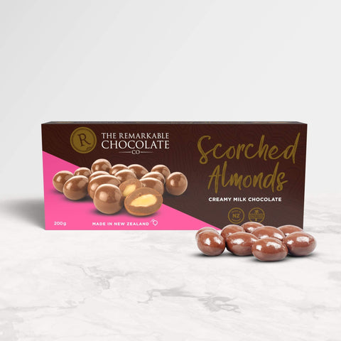 Milk Chocolate Scorched Almonds | 200g – remarkablechocolate