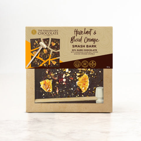 Hazelnut Toffee & Blood Orange | Smash Bark – The Remarkable