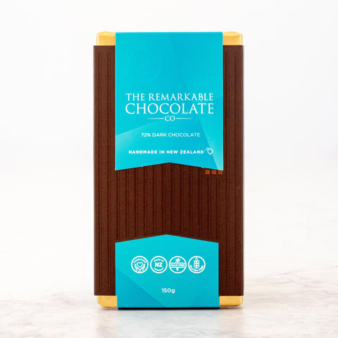 72% Cacao Fine Dark | Remarkable Chocolate | New Zealand Chocolate